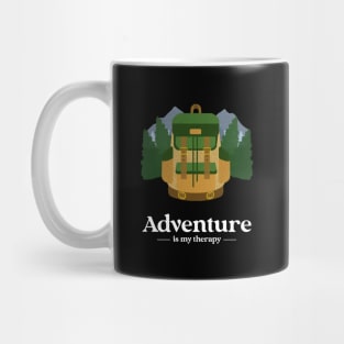 adventure is my therapy Mug